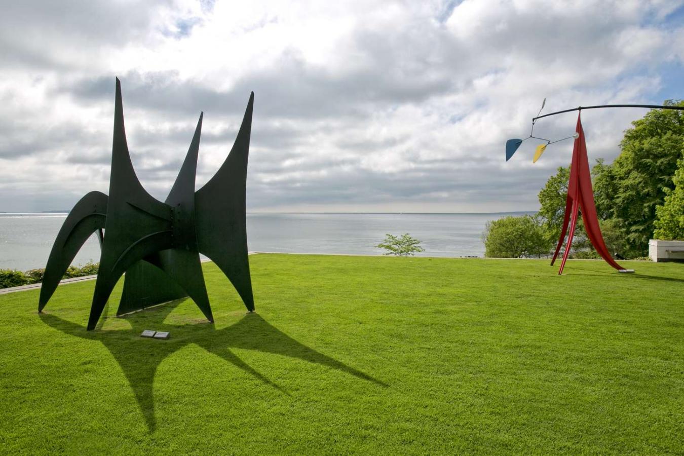 Calder-terrassen på Louisiana Museum of Modern Art