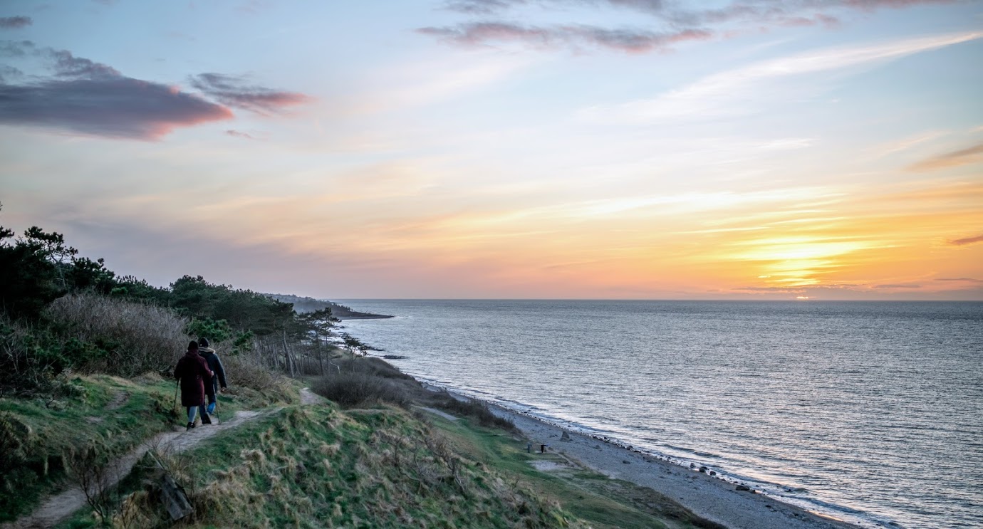 Gilbjergstien snor sig langs Kattegat fra Gilleleje til Gilbjerghoved.