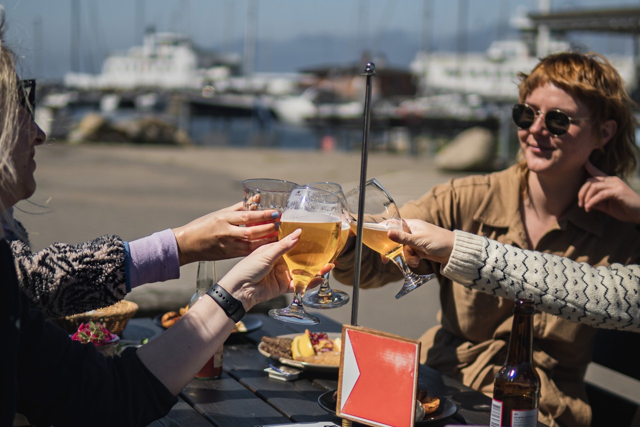 Frokost på Hundested Havn