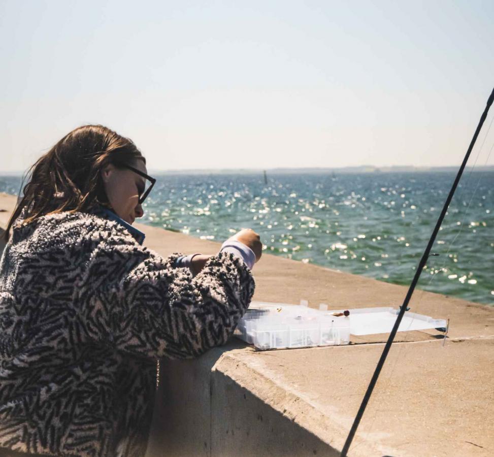 Så er vi parat til fiskeri