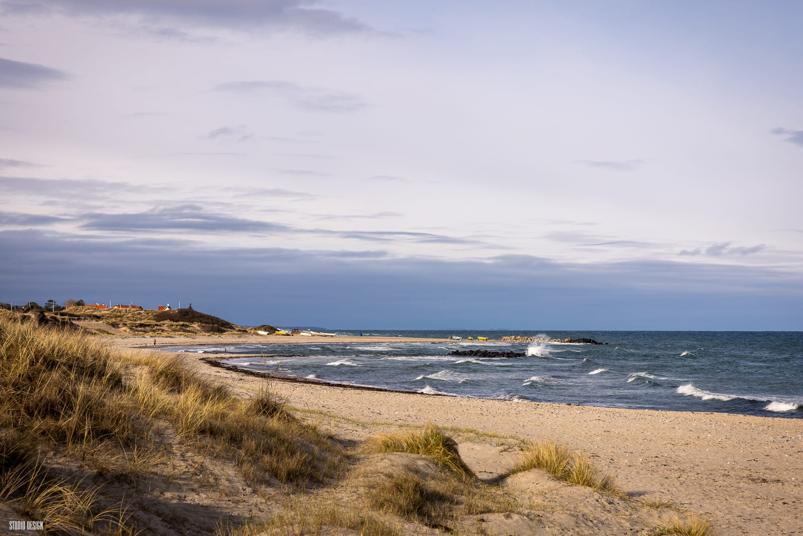 Stranden ved Liseleje Badehotel