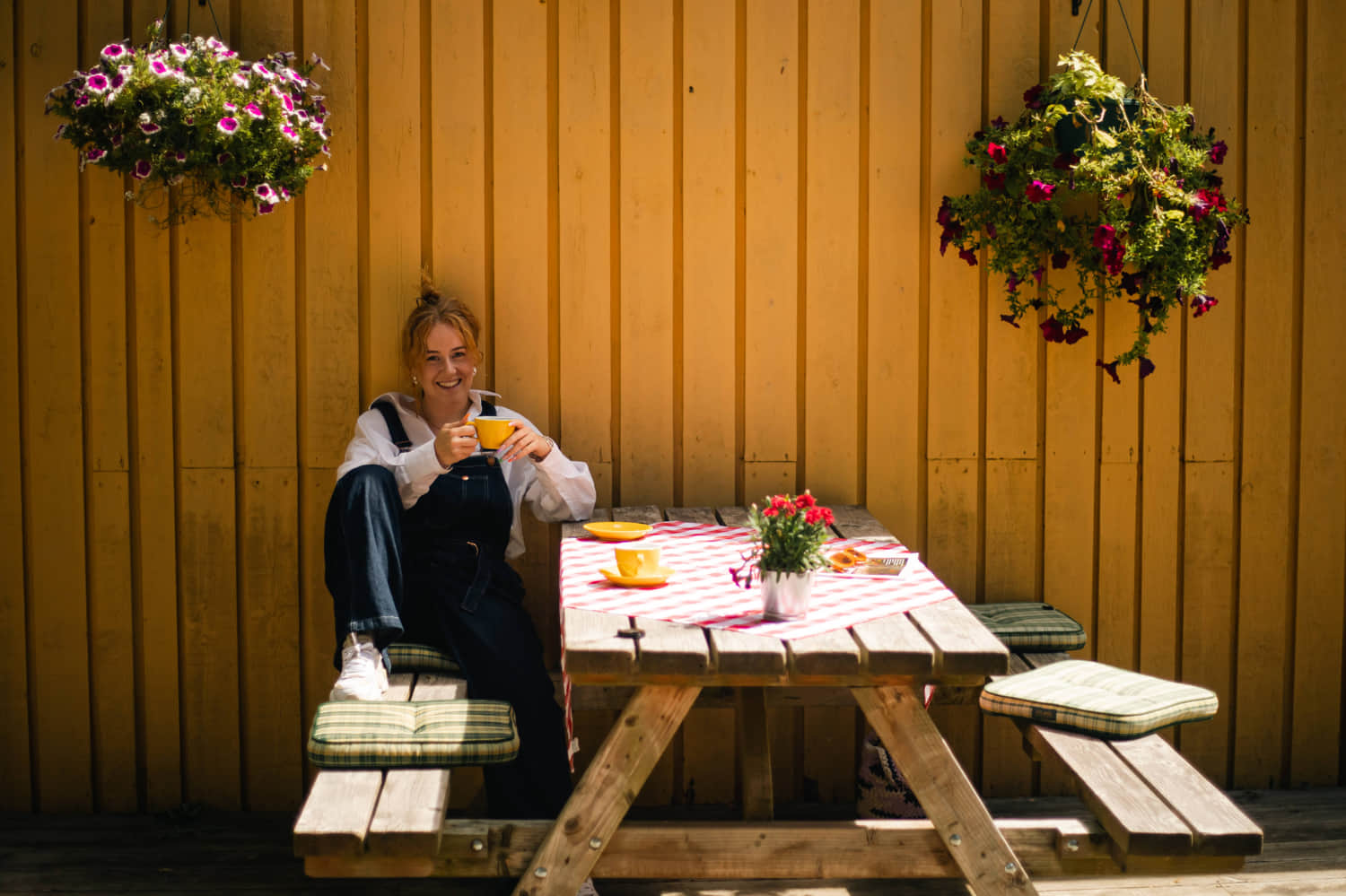 Kaffe og kage på Frederiksværk Camping
