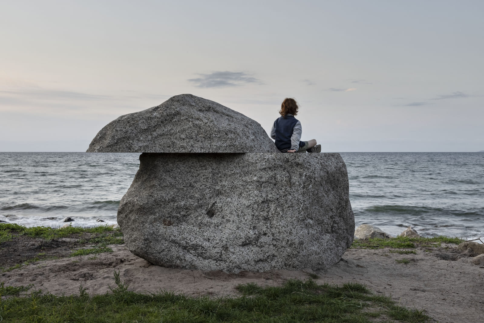 The memorial stone for the rescue of the Jews in the dramatic October days of 1943