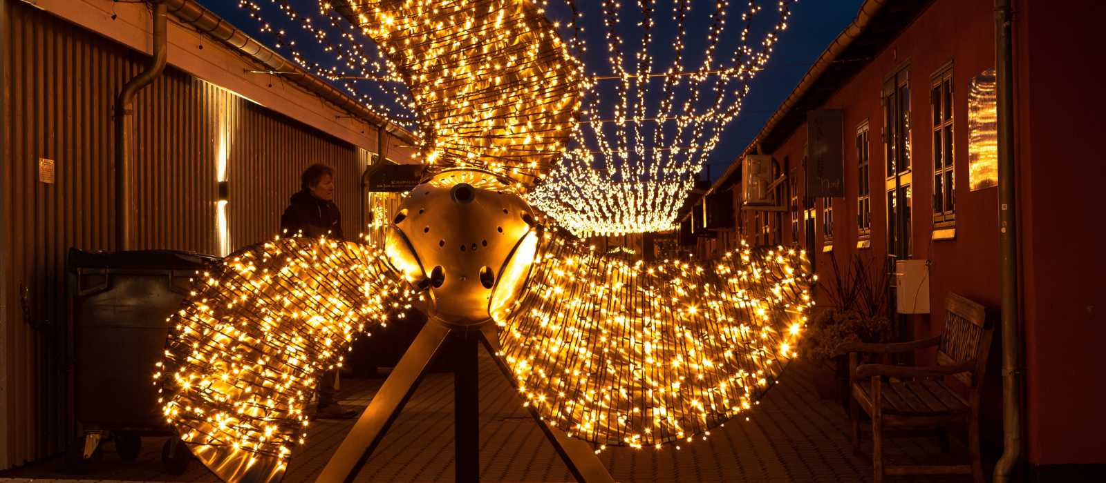 Hundested Havn - kajgade til jul