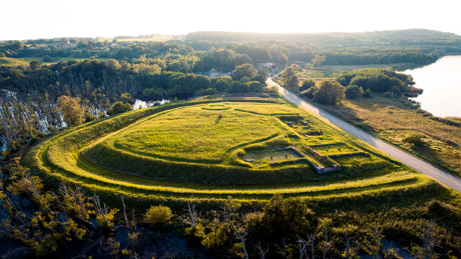 Dronningholm Slotsruin ved Frederiksværk
