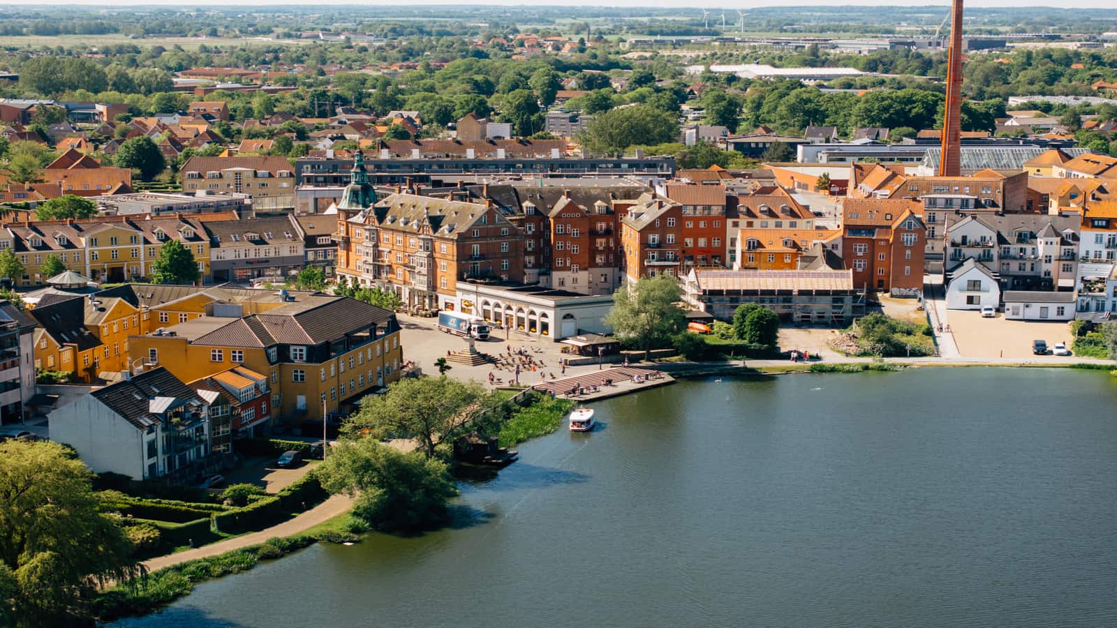 Hillerød Torv - Droneskud