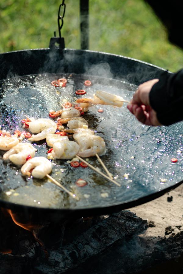 Haldbjerg Naturcampus - Mad over bål