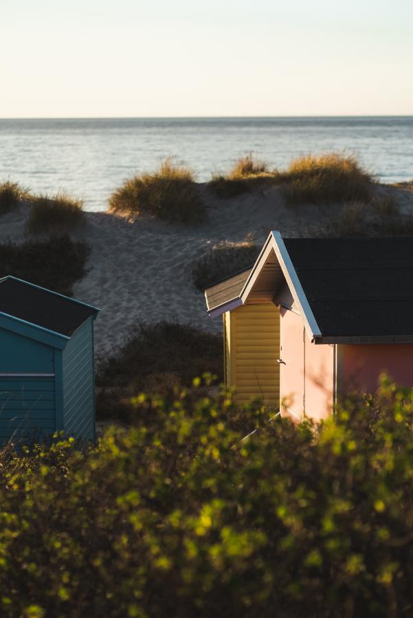 Badehuse ved Tisvildeleje Strand