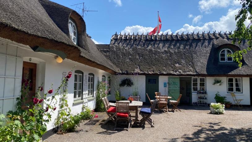 The Shipshall and the old house in Gilleleje