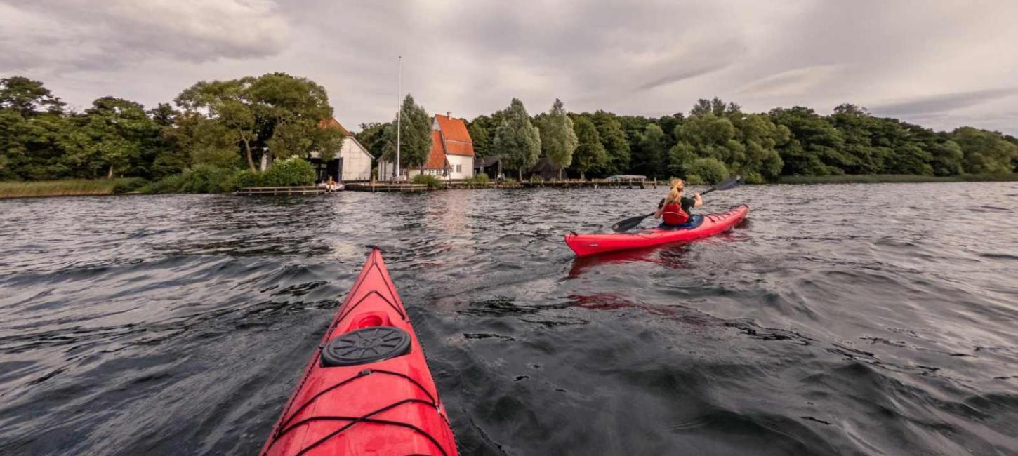 Kajak på Esrum sø