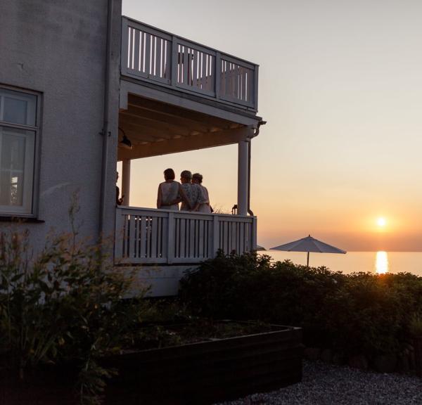One of Denmark's beautiful seaside hotels is located in North Zealand with a view of the sea.