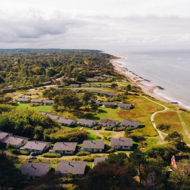 Overnatning i kysthusene Gilleleje